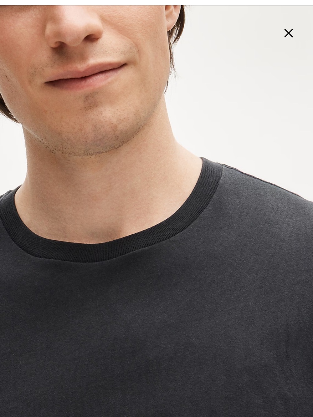 J. Crew Broken-in T-shirt Bedford Coal Medium - Picture 3 of 8